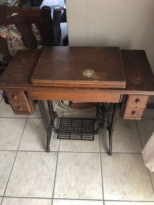 Antique Singer sewing machine