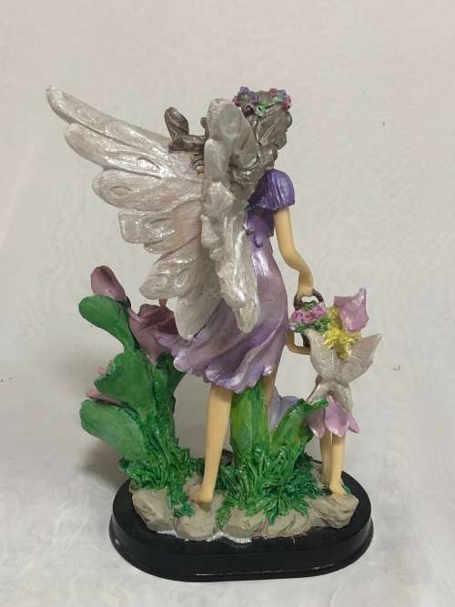 Fairy - Fairy and friend from the KVB Collection- Polyresin fairy ornament