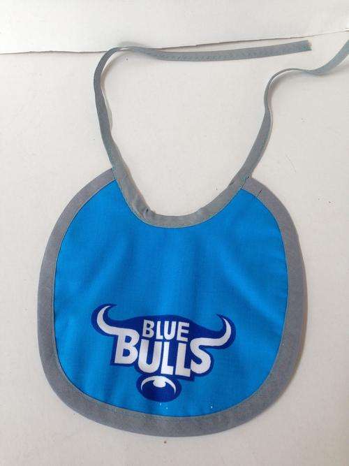 "Blue Bulls" rugby baby bib