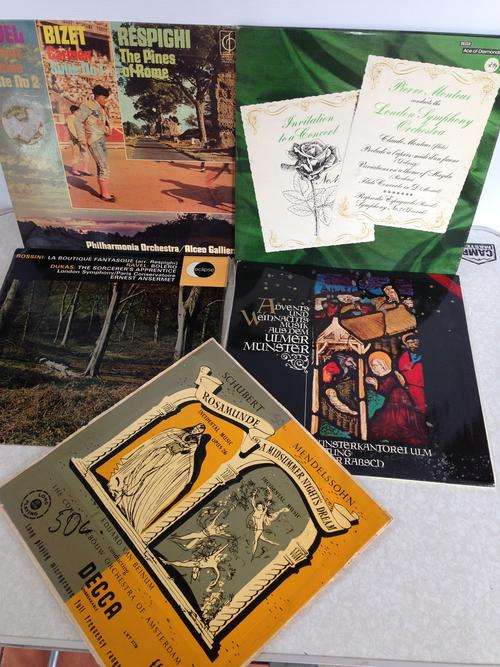 5 mixed international records /lp's