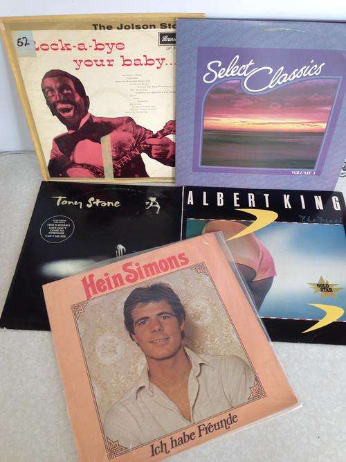 5 mixed international records /lp's