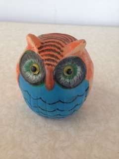Ceramic owl moneybox  ornament