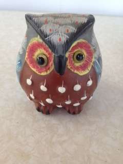 Ceramic owl moneybox  ornament