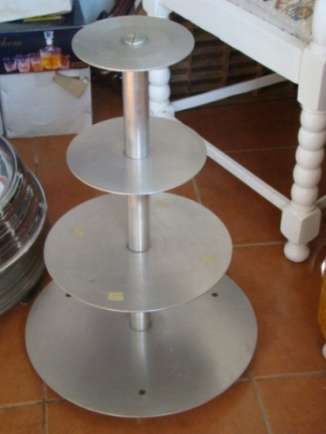Aluminium Cupcake stand 4 tier