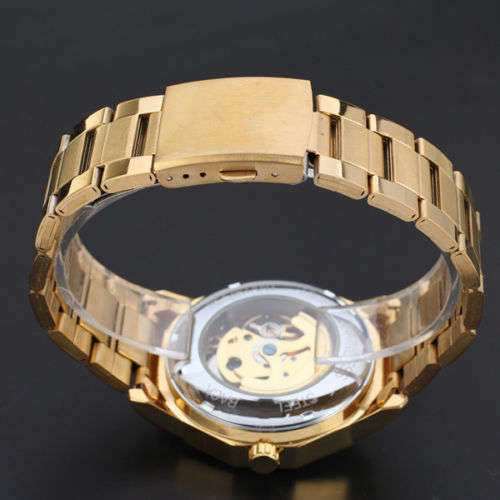 Real Mechanical Watch with Moving Gears