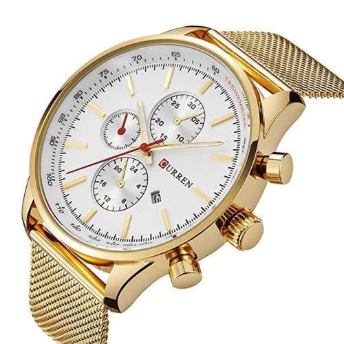 Curren Men's Watch - With Tags, Warrante Card
