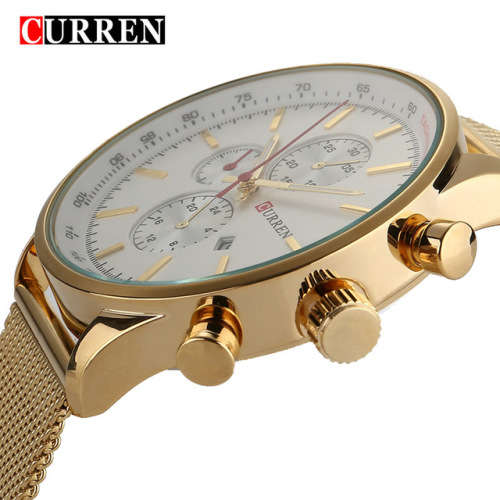 Curren Men's Watch - With Tags, Warrante Card
