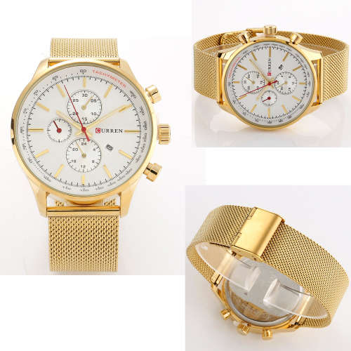 Curren Men's Watch - With Tags, Warrante Card