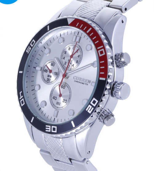 Curren Men's Watch - With Tags, Warrante Card