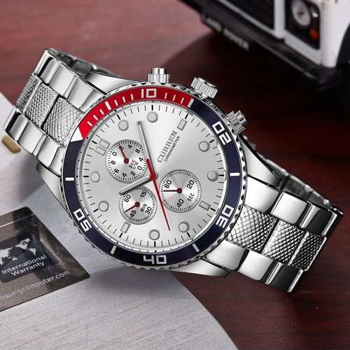 Curren Men's Watch - With Tags, Warrante Card