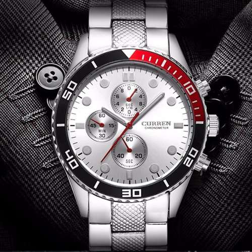 Curren Men's Watch - With Tags, Warrante Card