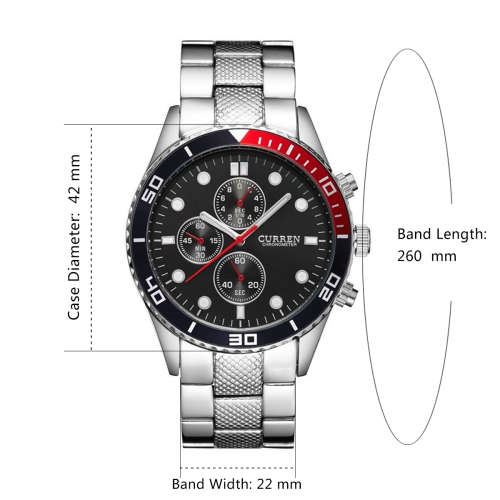 Curren Men's Watch - With Tags, Warrante Card
