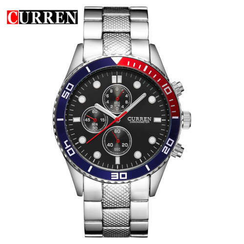 Curren Men's Watch - With Tags, Warrante Card