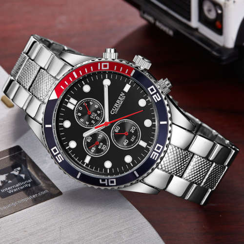 Curren Men's Watch - With Tags, Warrante Card