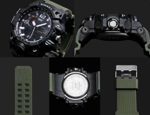 Smael Military Watch - With Tags & Manual