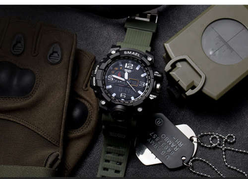 Smael Military Watch - With Tags & Manual