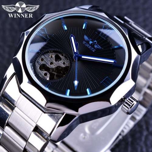 Real Mechanical Watch with Moving Gears