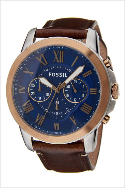 Authentic Fossil Automatic Mechanical Watch 1099 - With Tags & Manual