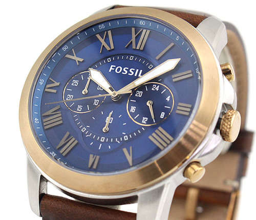 Authentic Fossil Automatic Mechanical Watch 1099 - With Tags & Manual