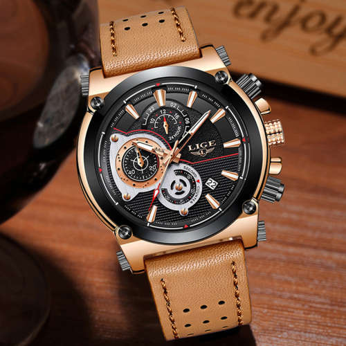 LIGE men's sports Watch