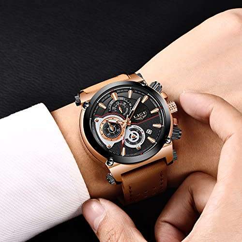LIGE men's sports Watch