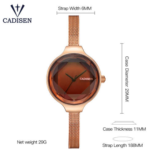 Cadissen Ladies watch - Original Box, Tags, manual & Warranty Card