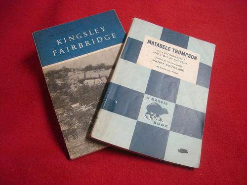 RHODESIA:  MATABELE THOMPSON / KINGSLEY FAIRBRIDGE