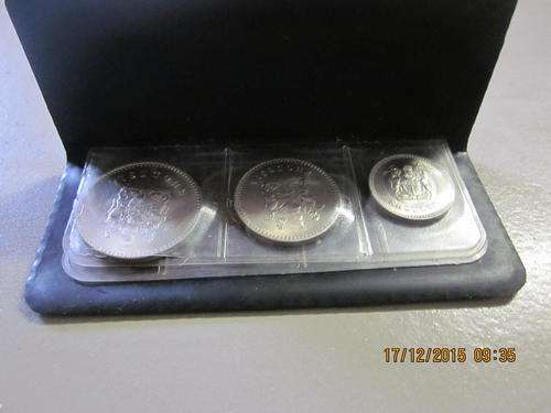 RHODESIA; SMALL WALLET OF UNCIRCULATED COINS