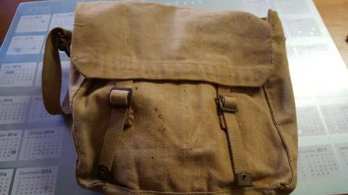 RHODESIA; BSAP ISSUE HAVERSACK WITH STRAPS.