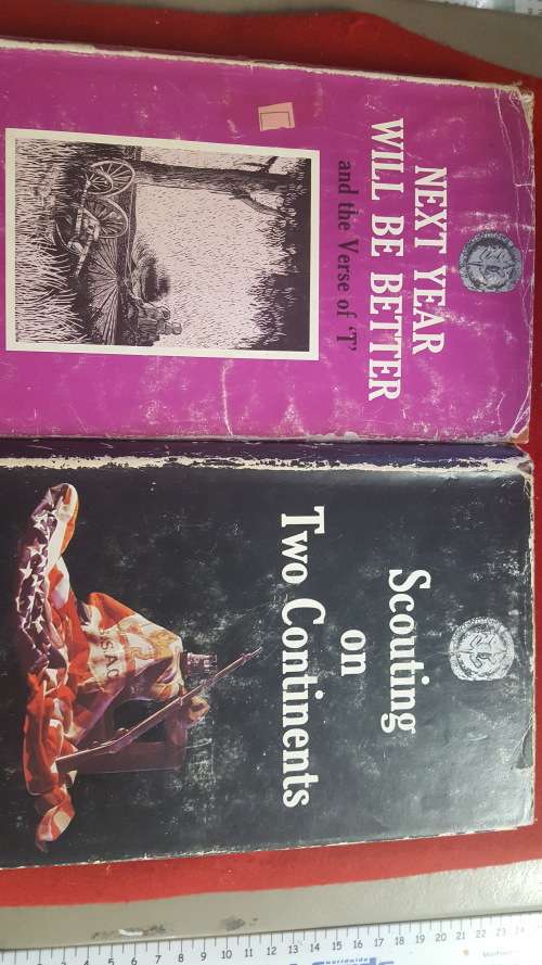 RHODESIA; RHODESIANA;2 BOOKS SCOUTING ON TWO CONTINENTS/NEXT YEAR WILL BE BETTER