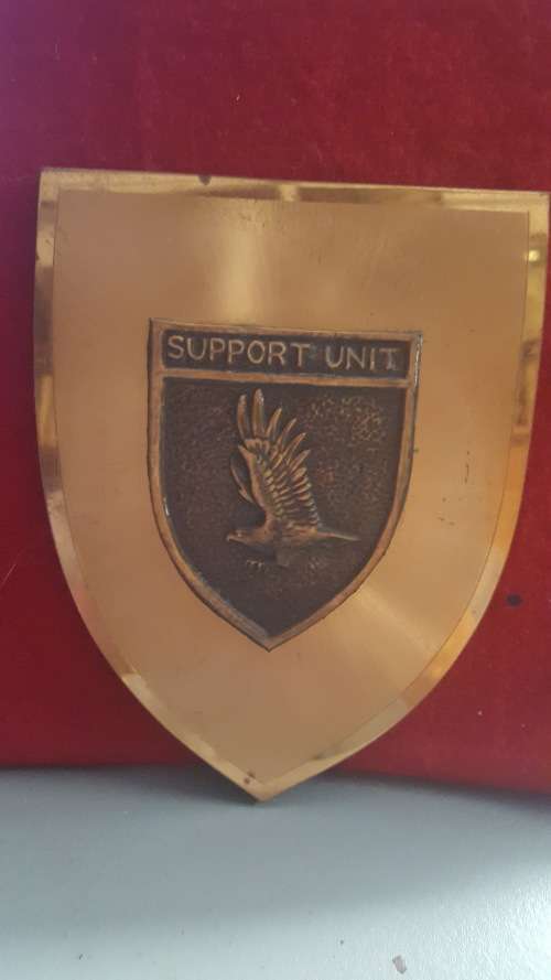 RHODESIA; BSAP SUPPORT UNIT PLAQUE