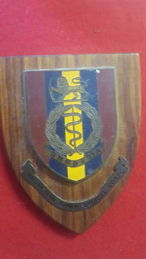 RHODESIA; RHODESIAN ARMY MEDICAL CORP