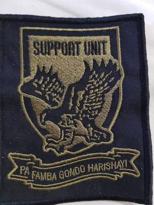 RHODESIA; BSAP SUPPORT UNIT BLAZER BADGE RARE