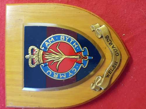 PLAQUE/BRITISH  WELSH GUARDS