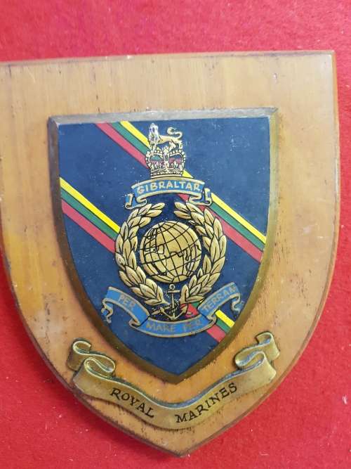 PLAQUE/ BRITISH/ ROYAQL MARINES