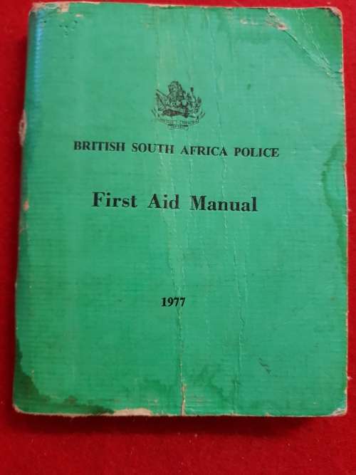 RHODESIA; BSA POLICE FIRST AID BOOKLET