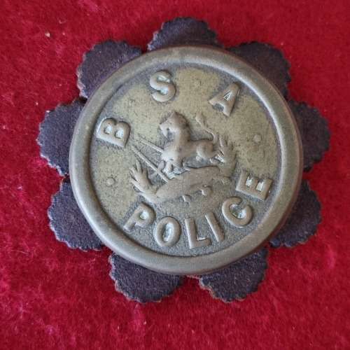 RHODESIA, BSAPOLICE HORSE BRIDLE BOSS  COMPLETE Rare