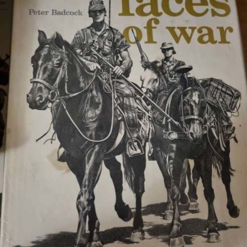 RHODESIA, FACES OF WAR BY PETER BADCOCK  HARD COVER. MILITARY SKETCHES