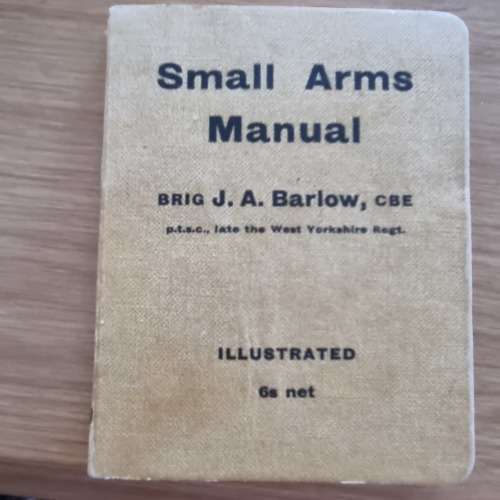RHODESIA, BRIT TRAINING MANUAL SMALL ARMS MANUAL