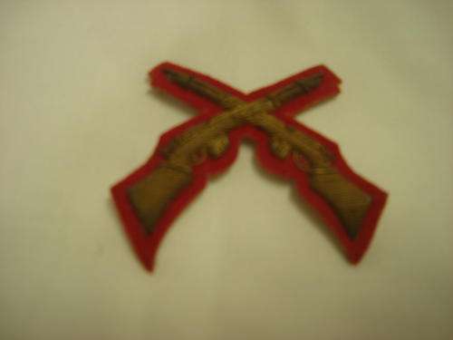 BSA POLICE: MARKSMAN CROSSED RIFLES - Pre 1930