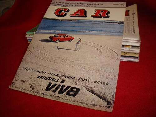 CAR MAGAZINES - 1965 (Incomplete Set missing September)