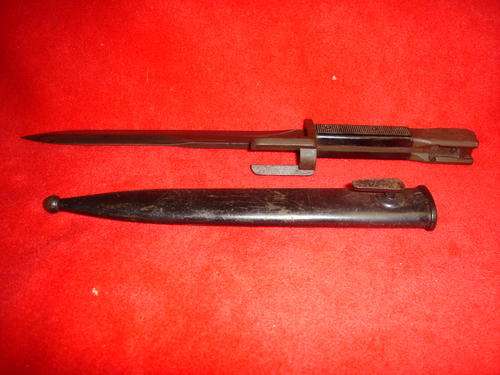 RHODESIA:  FN FAL Bayonet with scabbard