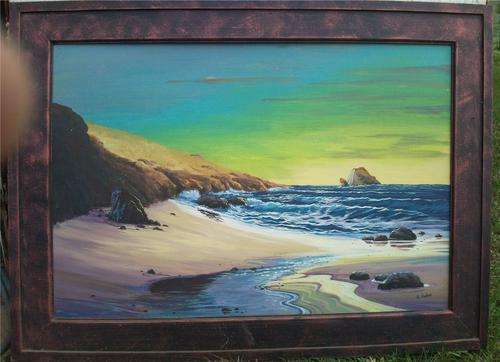 "Sea Scape 2 " Original painting by Kenny Baker