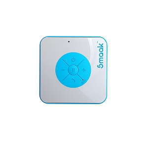 Waterproof Cuboid Speaker - White/Blue