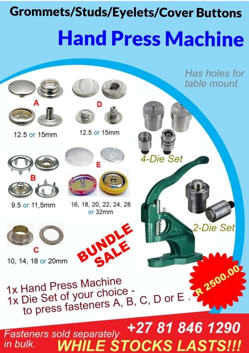 Studs Eyelets Grommets Hand Press Machine
