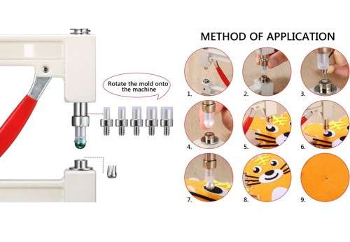 Pearl Beads Setting Hand Press Machine