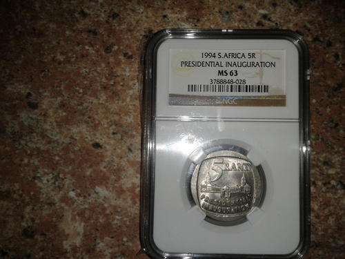 1994 PRESIDENTIAL INAUGURATION GRADED MS 63 graded by NGC