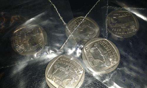 1994 INAUGURATION R5 COINS,FIVE UP FOR GRABS