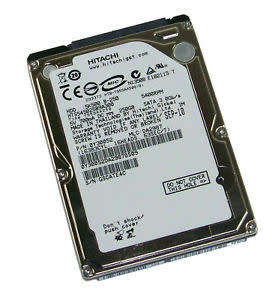 HITACHI 500GB 2.5" HARD DISK DRIVE -TEST RESULTS 100%