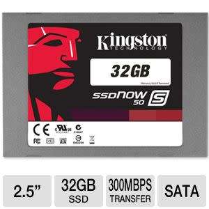Kingston SS050S2 32GB SOLID STATE DRIVE 2.5"